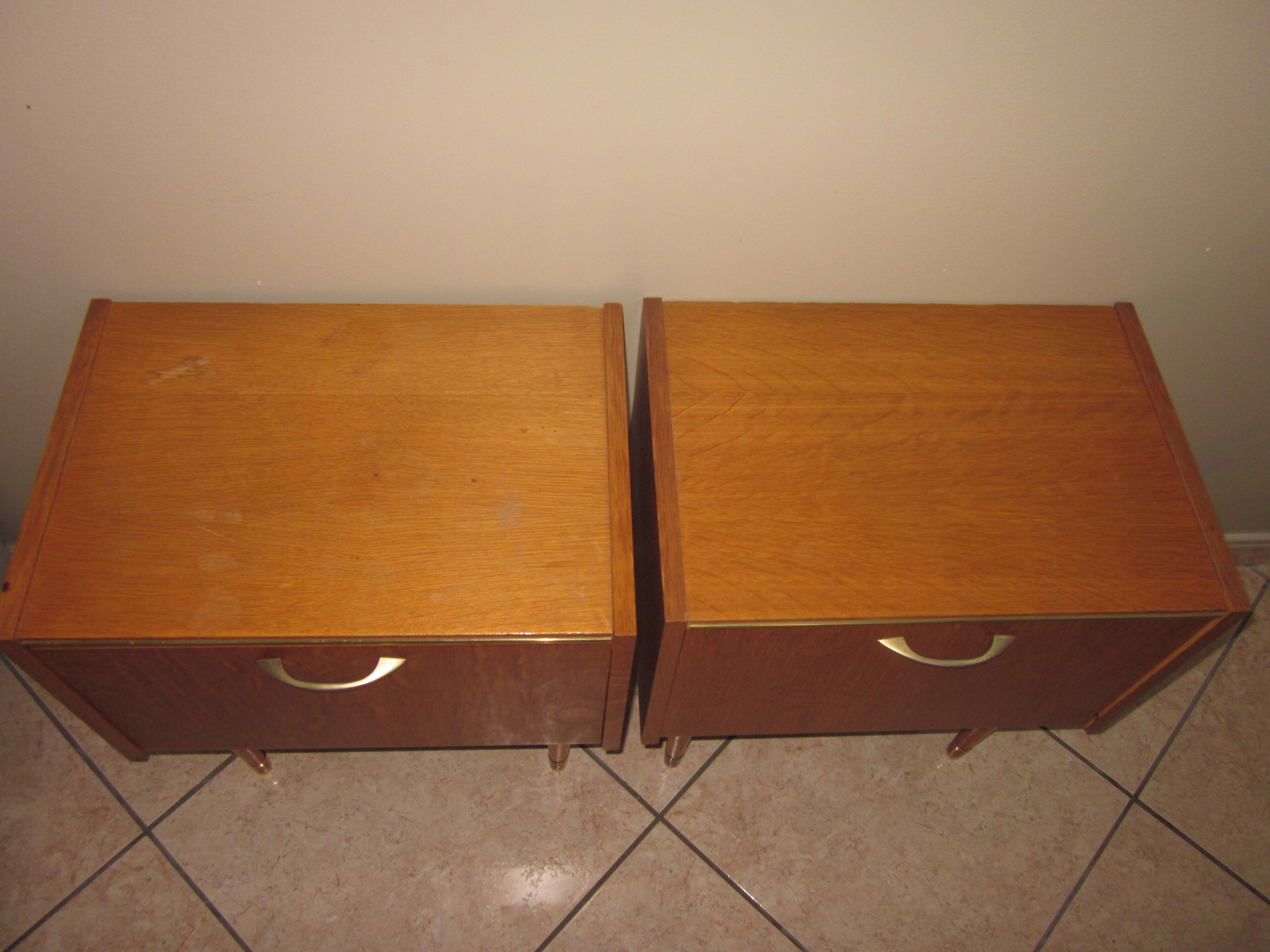 Paire de chevet vintage