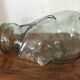 Vintage glass head jar