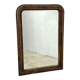 Louis Philippe mirror in wood and varnished stucco