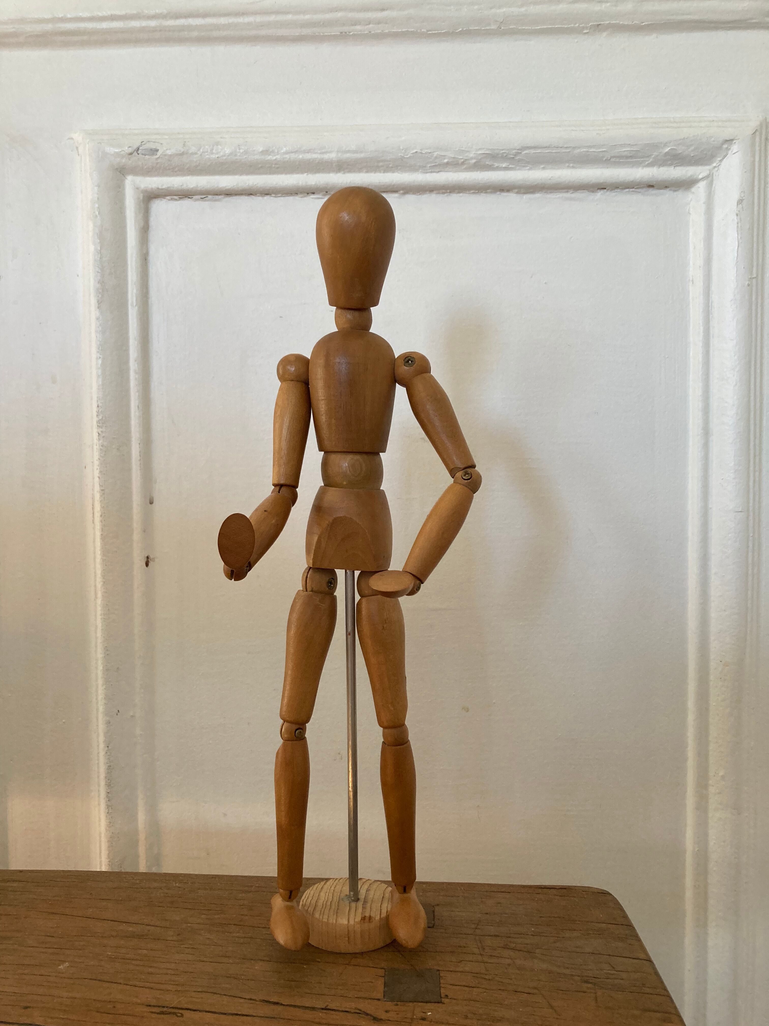 Wooden mannequin