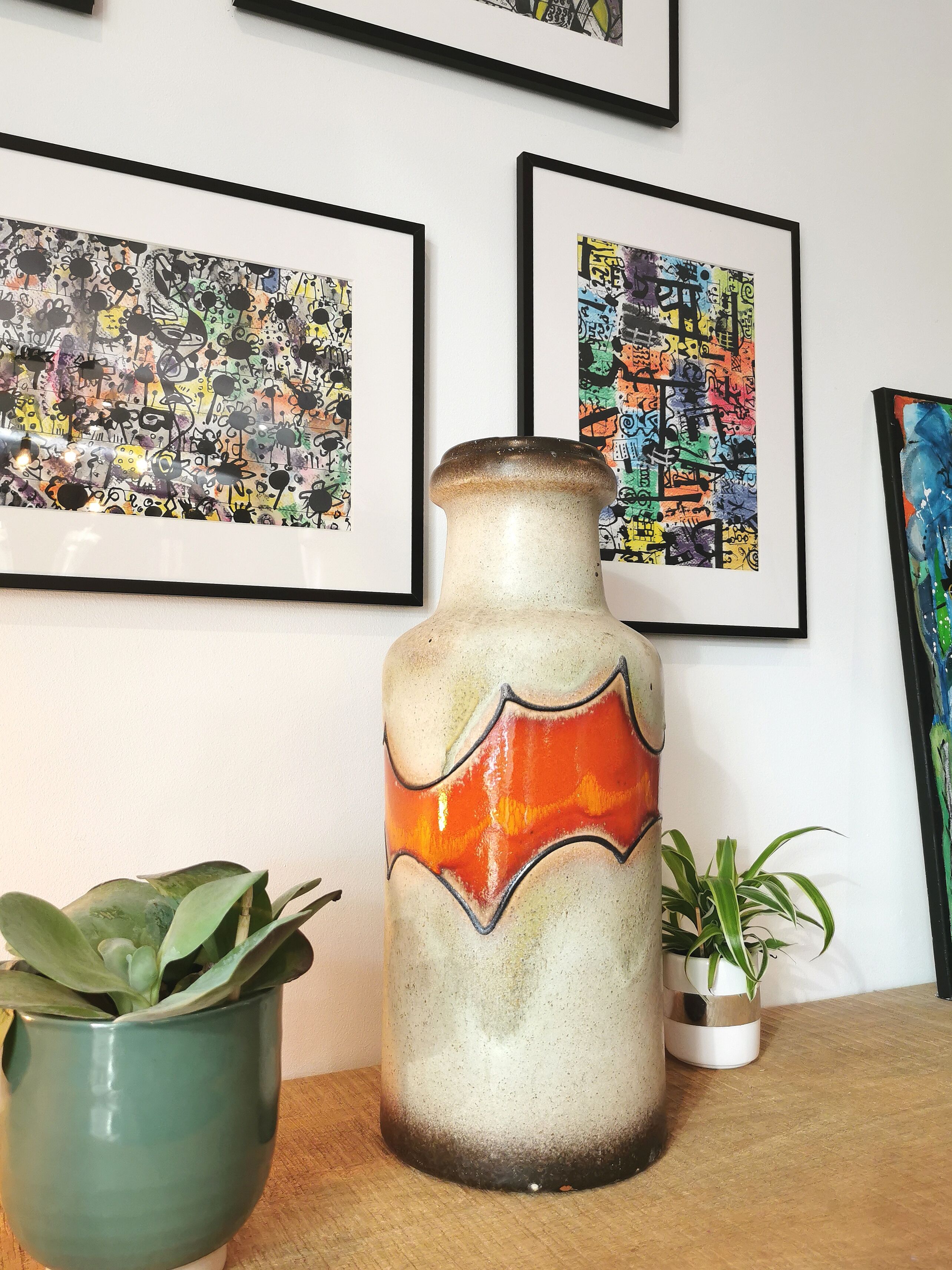 Vase haut céramique
