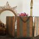Miroir barbier triptyque vintage 24x60cm