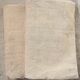 Pair of old hemp sheets, 196x225 cm
