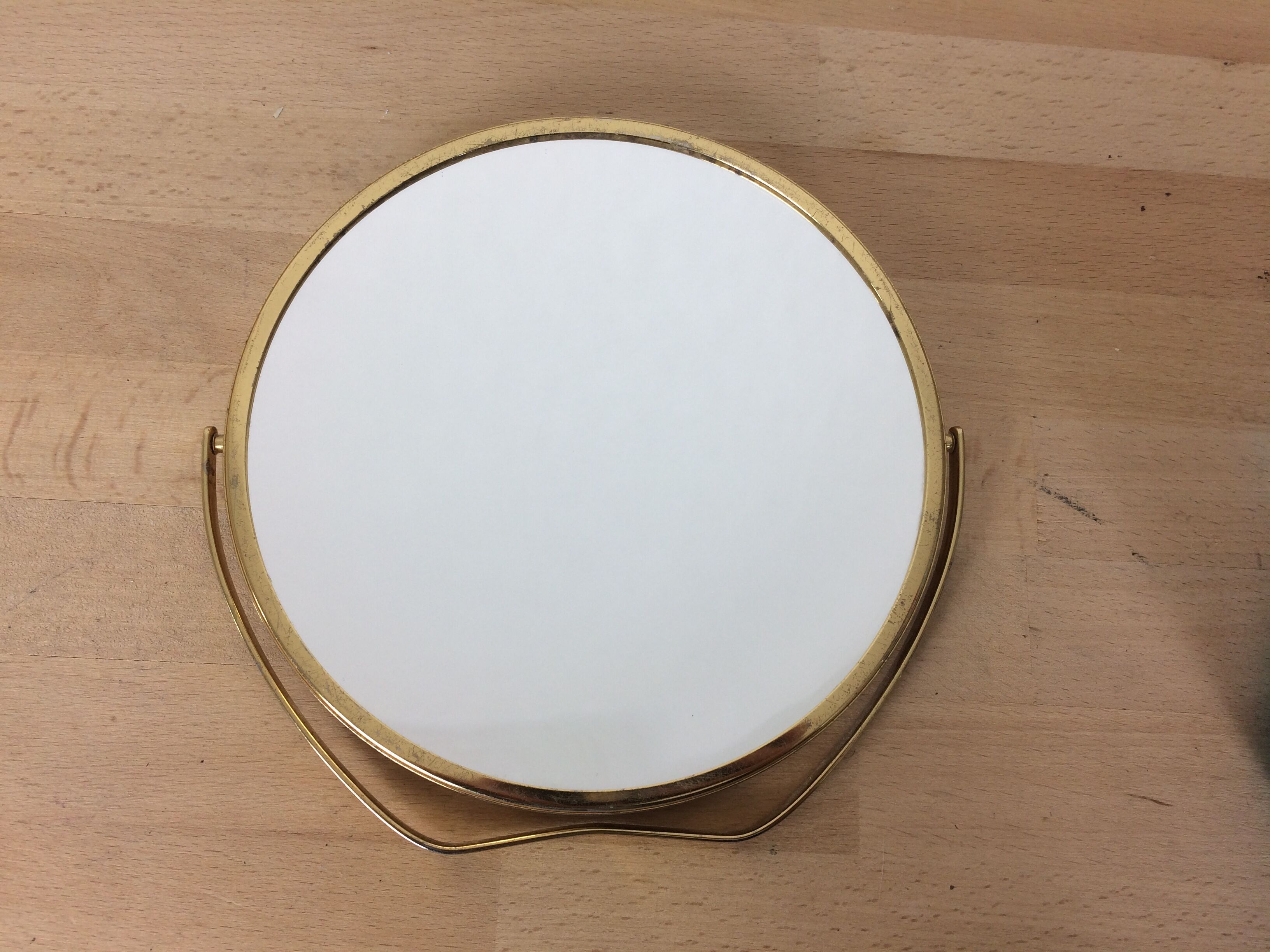 Miroir de barbier double face vintage 19cm