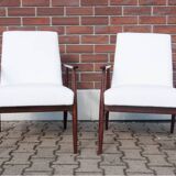 Lisek 300-190 armchairs, designed by H. Lis, Poland, 1960s. After renovation.