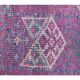 Vintage Turkish Oushak Handmade Cotton Purple Wool Runner Rug 80x348