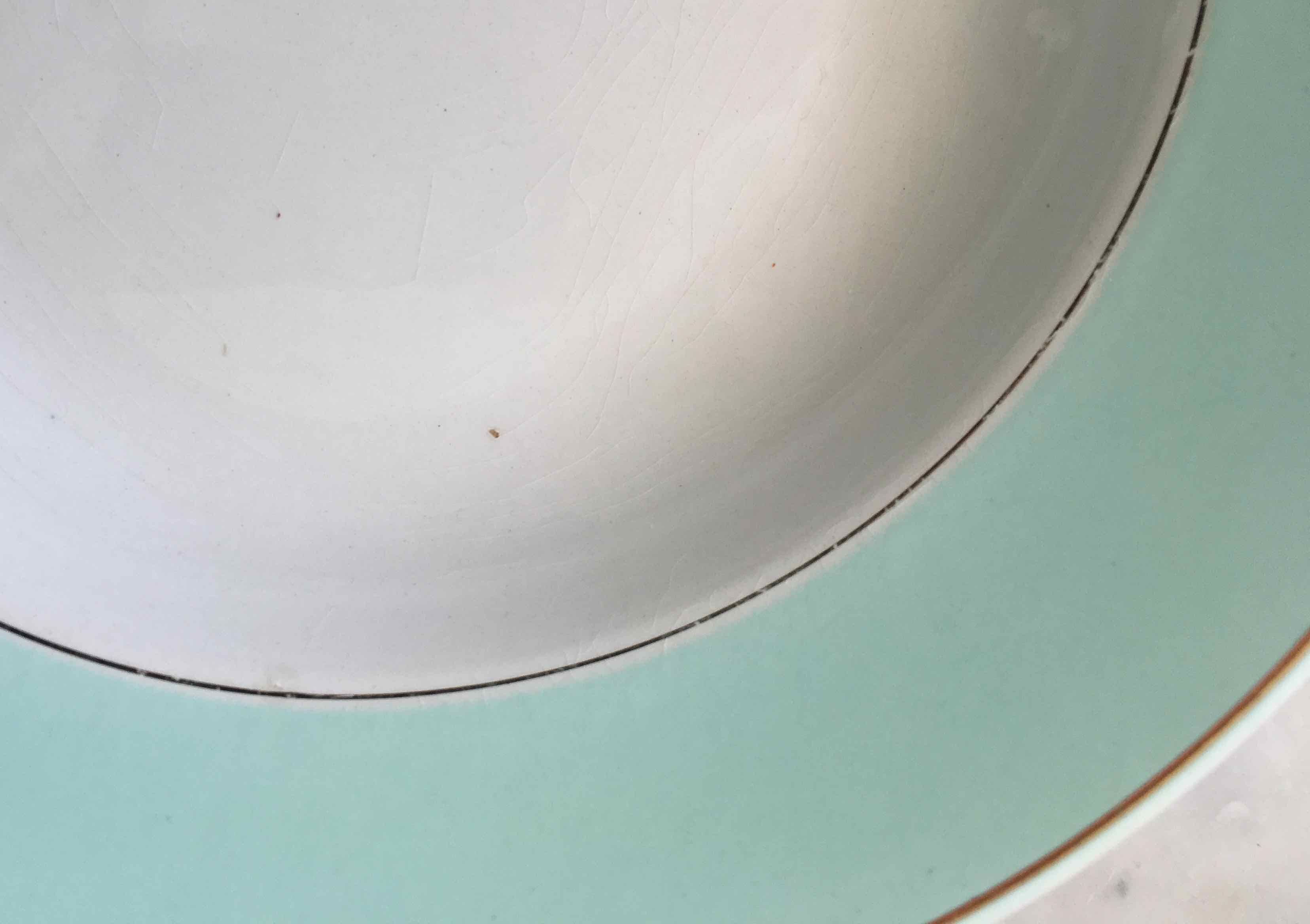 Service plates Lunéville 37 pieces for 10 people