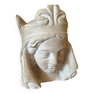 Sculpture ancienne en - pierre