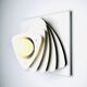 Curved Pyramid Layered Wall Lamp By Hustadt Leuchten, Germany, 1960S