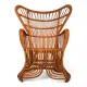 Peacock chair rattan armchair by Rohé Noordwolde, 1970