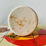 Vintage enameled sheet metal kettle - rooster decor