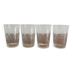 Verres à eau cristal