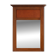 French Art Deco Oak Mirror with Fluted Panel, circa 1930