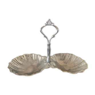 Silver metal servant shells