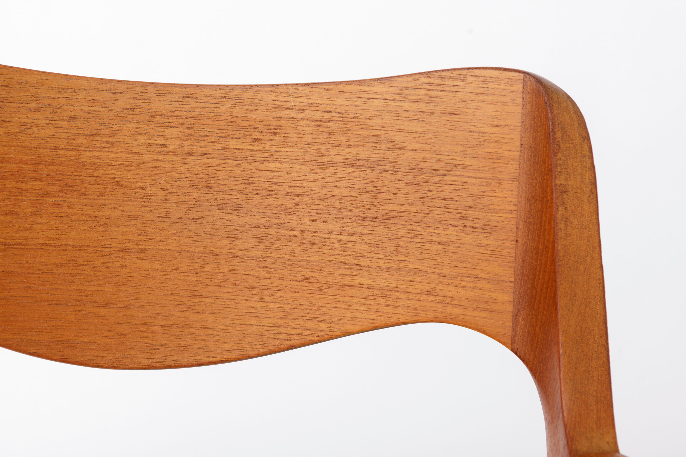 Fauteuil Niels O Moller Modèle 55, chaise longue en teck danois, milieu du siècle.