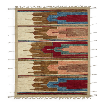 Handmade Tribal Decorative 255 cm x 304 cm Multicolor Wool Carpet
