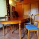 Dining table + 6 chairs in classic style (Louis-Philippe)