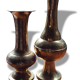 2 vases carved