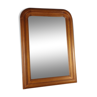 Miroir ancien cadre bois style Louis Philippe 69x50 cm SB