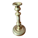 Bougeoir ancien en bronze XIXe