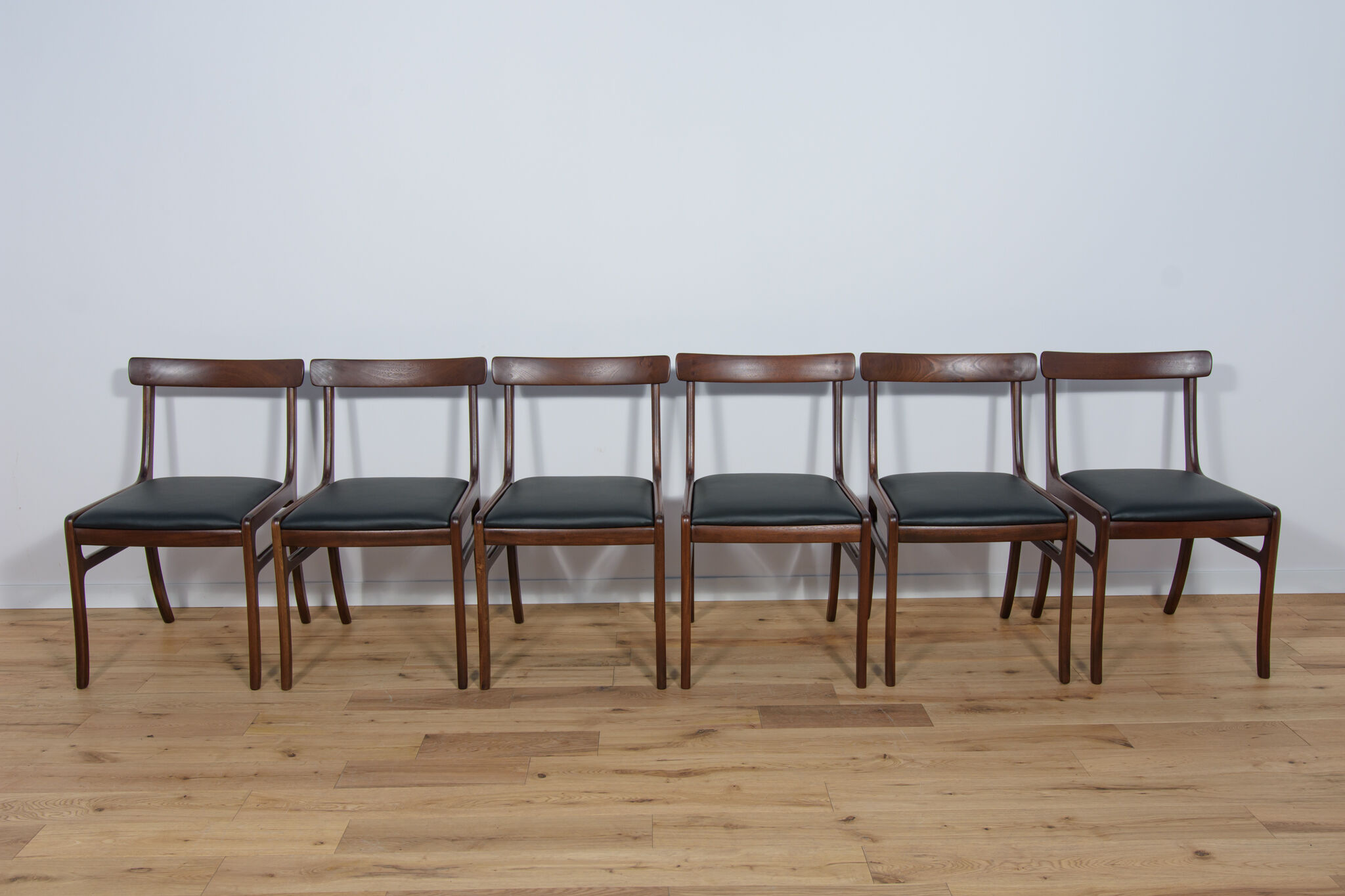 Danish Rungstedlund Chairs by O. Wanscher for Poul Jeppesen Møbelfabrik, 1960s, Set of 6
