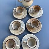 Tasses à café en grès de Niderviller