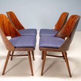 Set of 4 TON 514 chairs, Oswald Haerdtl, Czechoslovakia, 1950s