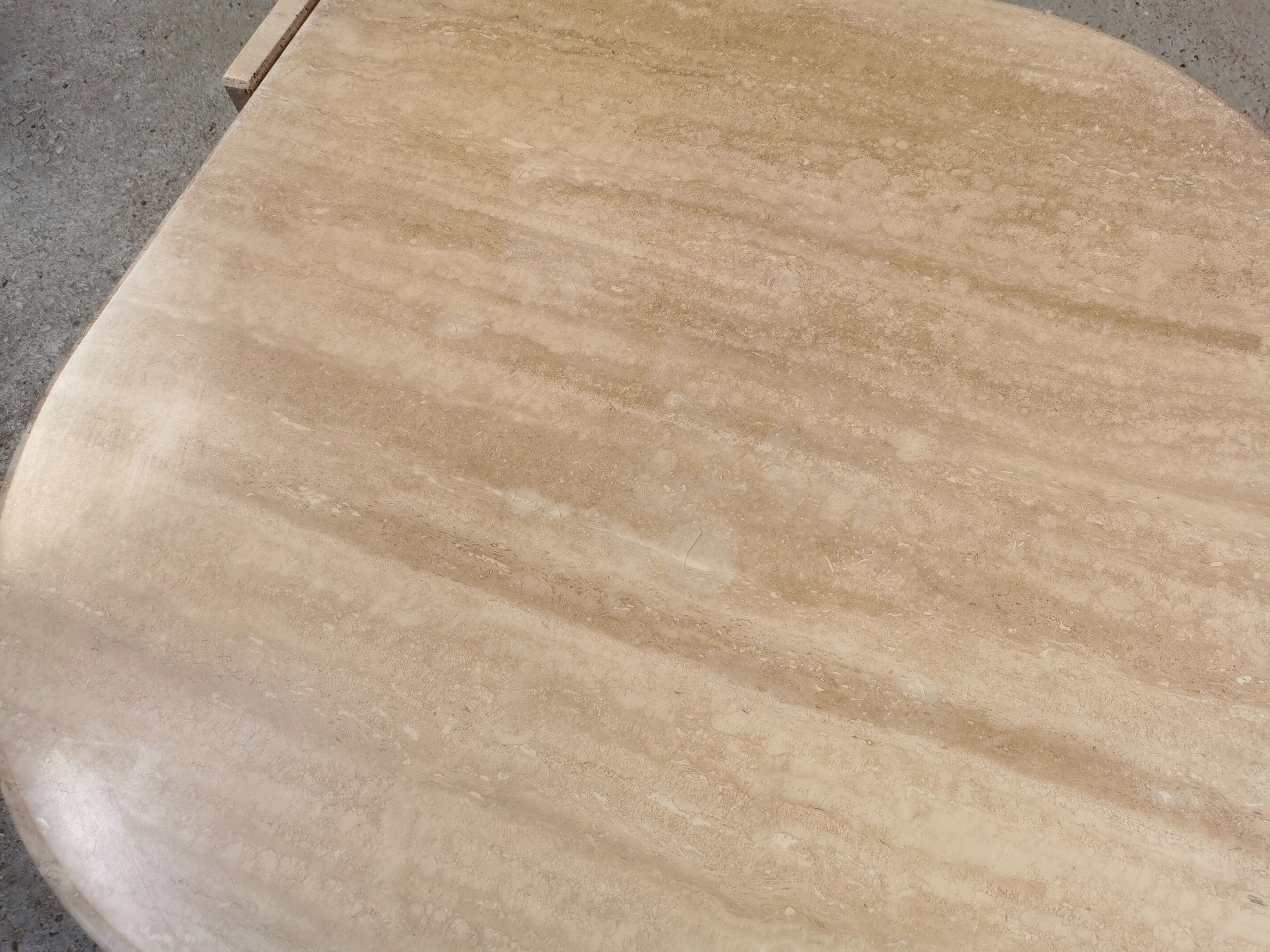 Coffee table in travertine Roche Bobois