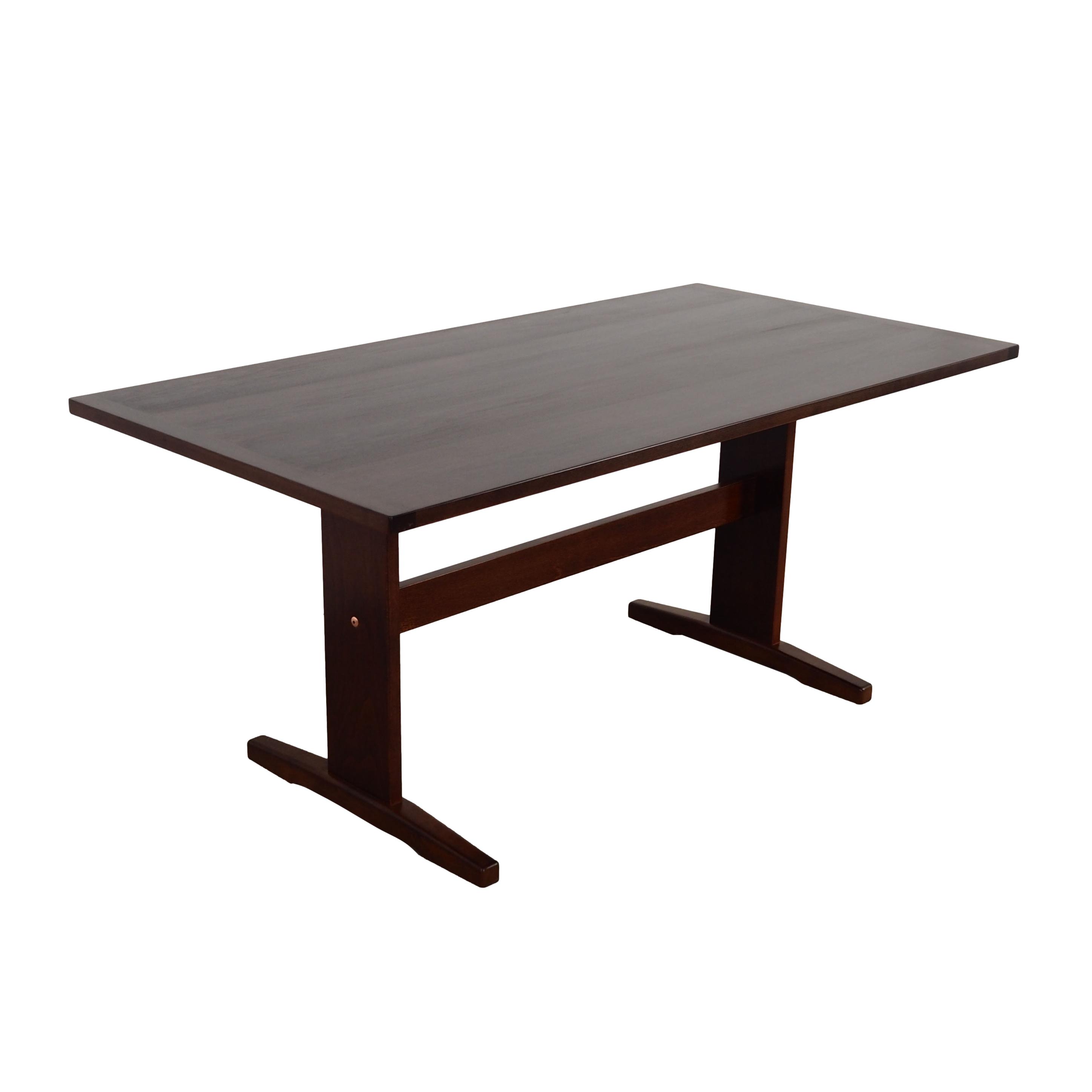 Oak table, Danish design, 1970s, manufactured by Farstrup Møbler