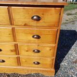 Industrial wooden furniture with drawers