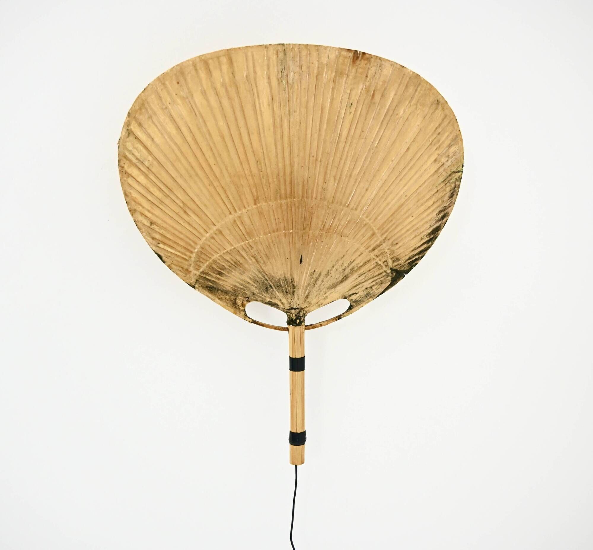 Pair of wall sconces "Uchiwa" by Ingo Maurer for M Design, 1960s