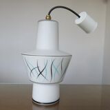 Hanging in opaline geometric patterns 60s