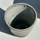 Set of 2 cups in Indonesian ceramic (brown & speckled glazed matte)
