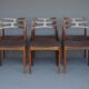 Dining chairs model 94 by Johannes Andersen for Christian Linneberg, Denmark. Set of 6.