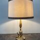 Lamp 70s in onyx and brass