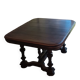 Antique solid wood dining table + 3 extensions