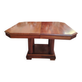 Large Art Deco dining table in solid wood - 1930