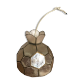 Mother-of-pearl and brass plafonnier