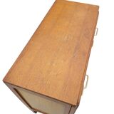 Vintage chest of drawers from the 70s with compass feet