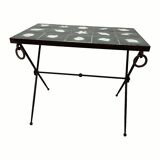 Unique Design Side Table By Paul Pouchol And Jacques Adnet, Between 1935-55