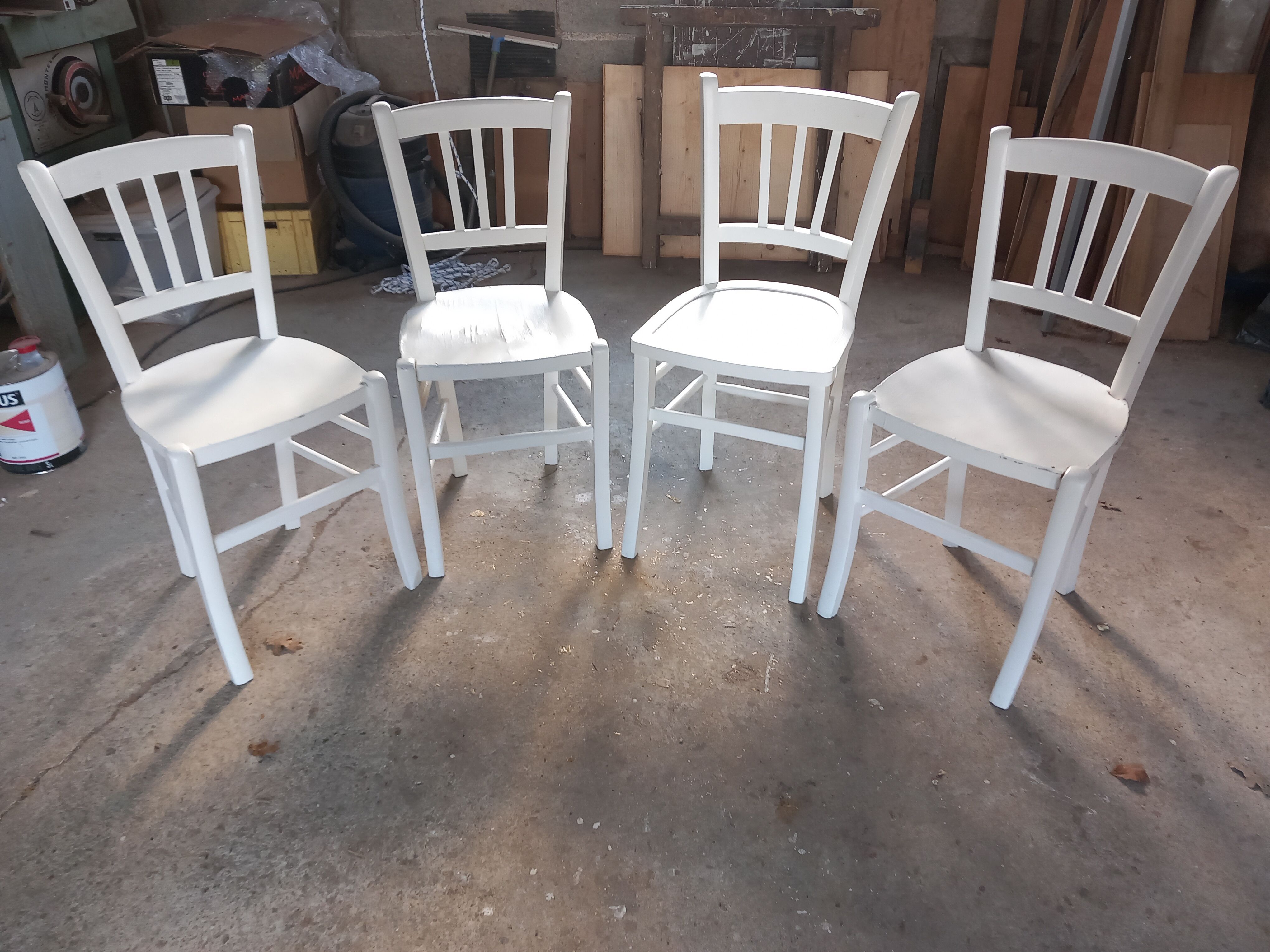 4 chairs Luterma 1950