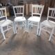 4 chairs Luterma 1950
