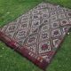 Kilim turc vintage tissé main 160x260 cm