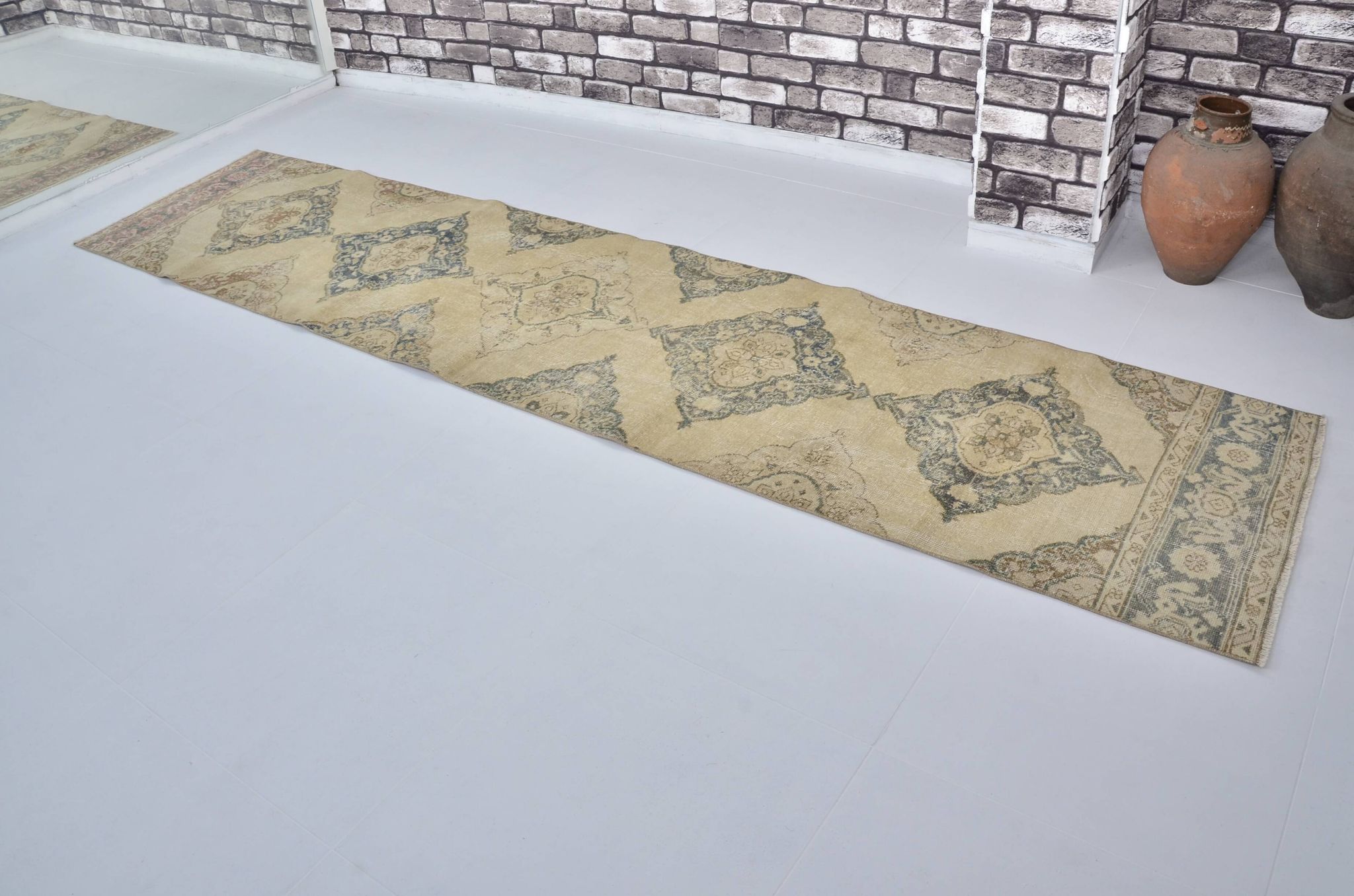 Tapis décoratif vintage Oushak sku 2111