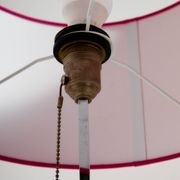Lampadaire chromé