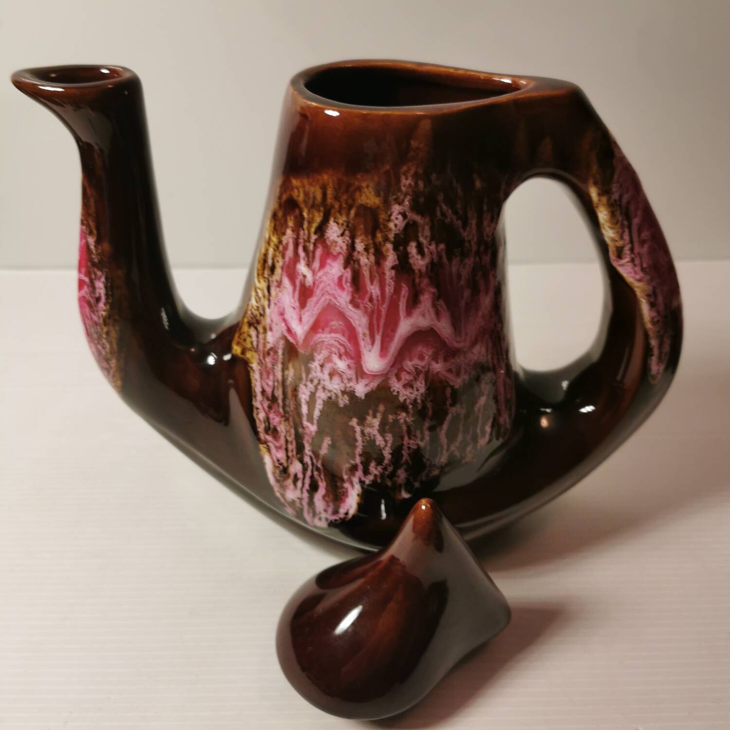 Vallauris Coffee/Tea Service 13 Pieces including Mugs. Signed Vintage