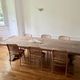 Monastery table in solid old oak – SUN 400 by 120 cm