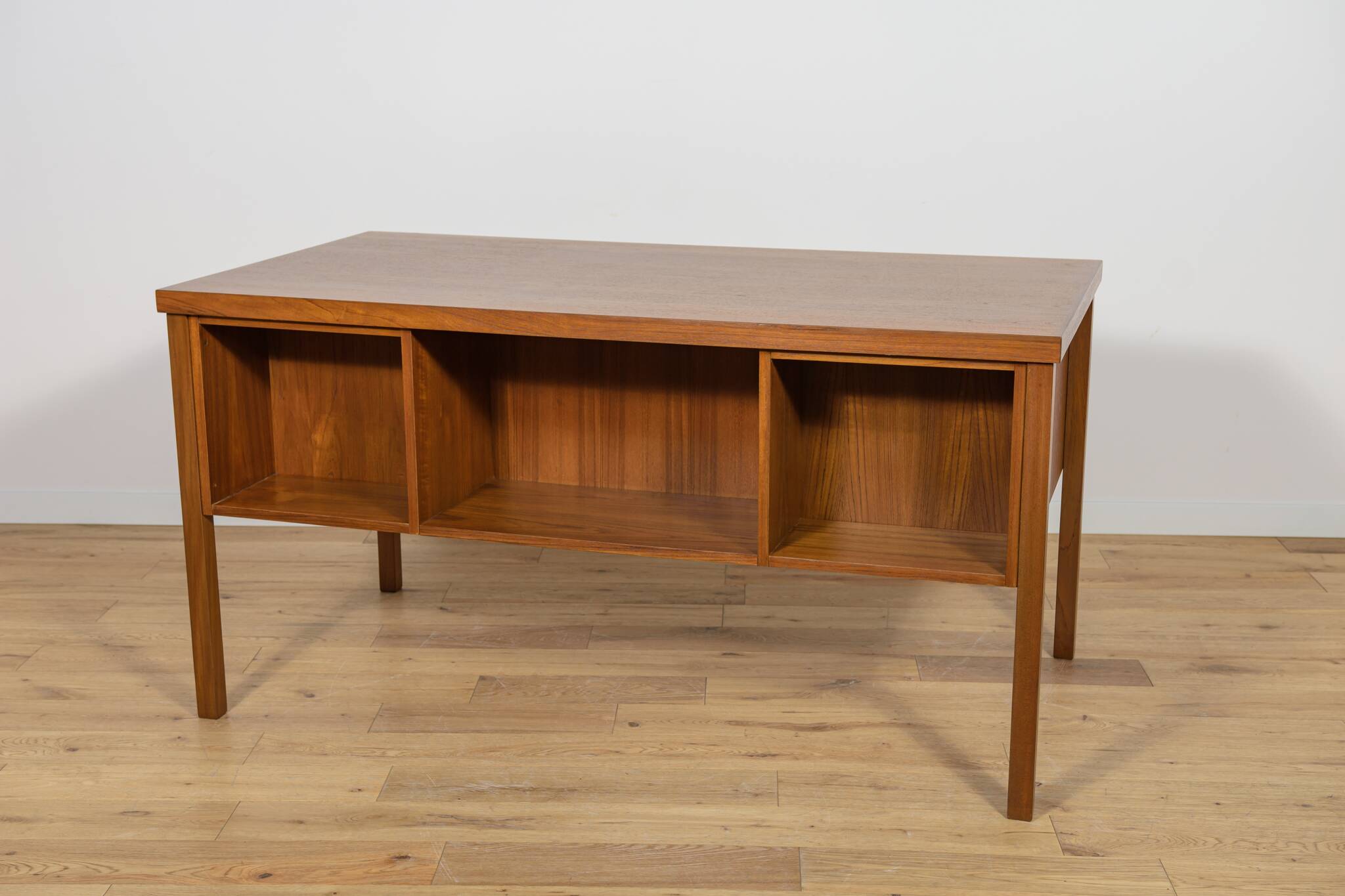 Mid-Century Freestanding Teak Desk, Denmark, 1960s