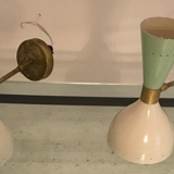 Pair wall sconces 1950