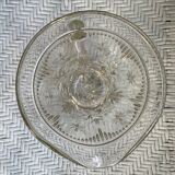 Art Deco glass pitcher
